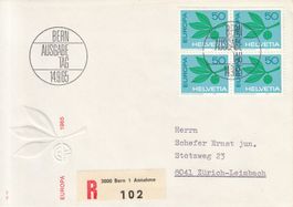 SBK 435 im 4er-Block FDC