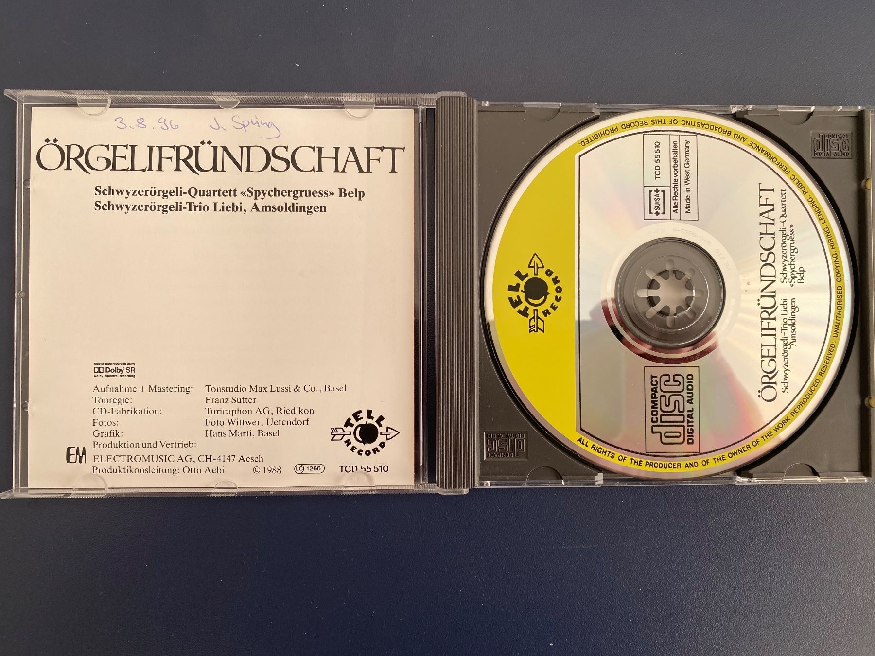 CDs: Örgeli-Fründschaft CD - Schwyzerörgeli – Gebraucht aus Rain von sempach2 2