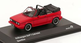 VW Golf I Cabriolet Sportline 1992 rot / schwarz        1:43
