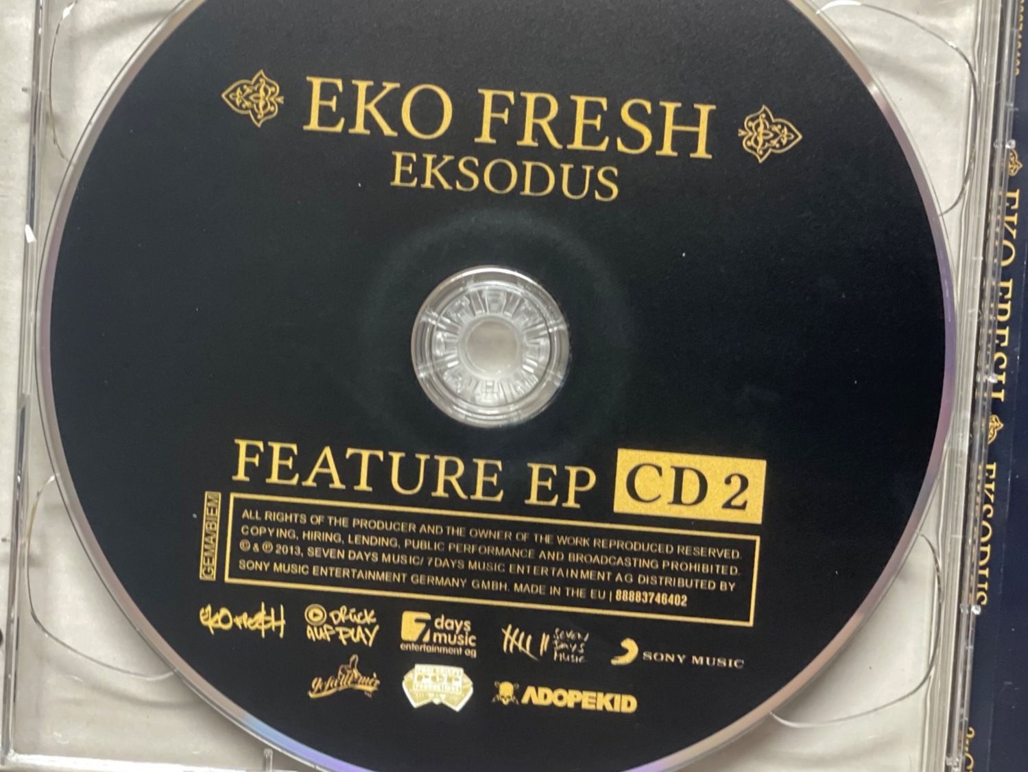 CD: Eko Fresh – Eksodus 2CD - Deutschrap – Usato da Muri b. Bern venduto da AdidasCollector 3