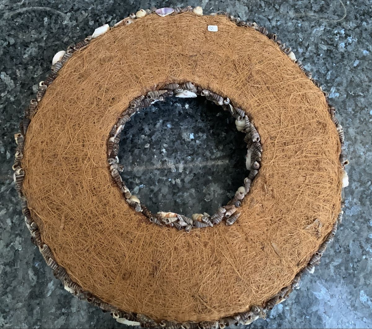 Alle Dekorationen: Maritimer Deko-Muschelkranz, Handarbeit, 37 cm – Gebraucht aus Rikon im Tösstal von miarosen 4
