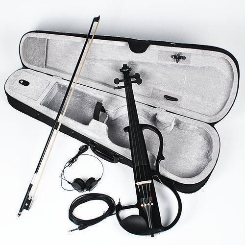Strumenti musicali: E-Violine 4/4 mit Bogen, Koffer, Kopfhörer – Nuovo (secondo la descrizione) da Thun venduto da Top32