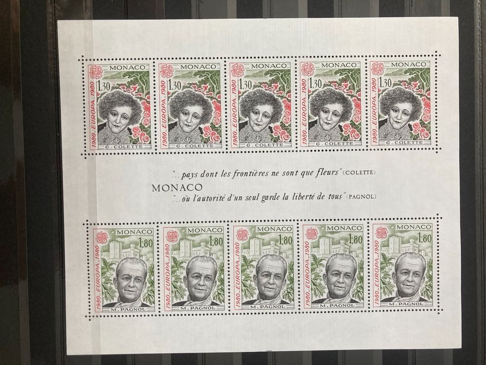 Prophila Collection Andorra – Französische Post Briefmarken 305-306, Postfrisch MNH, 1980 Persönlichkeiten