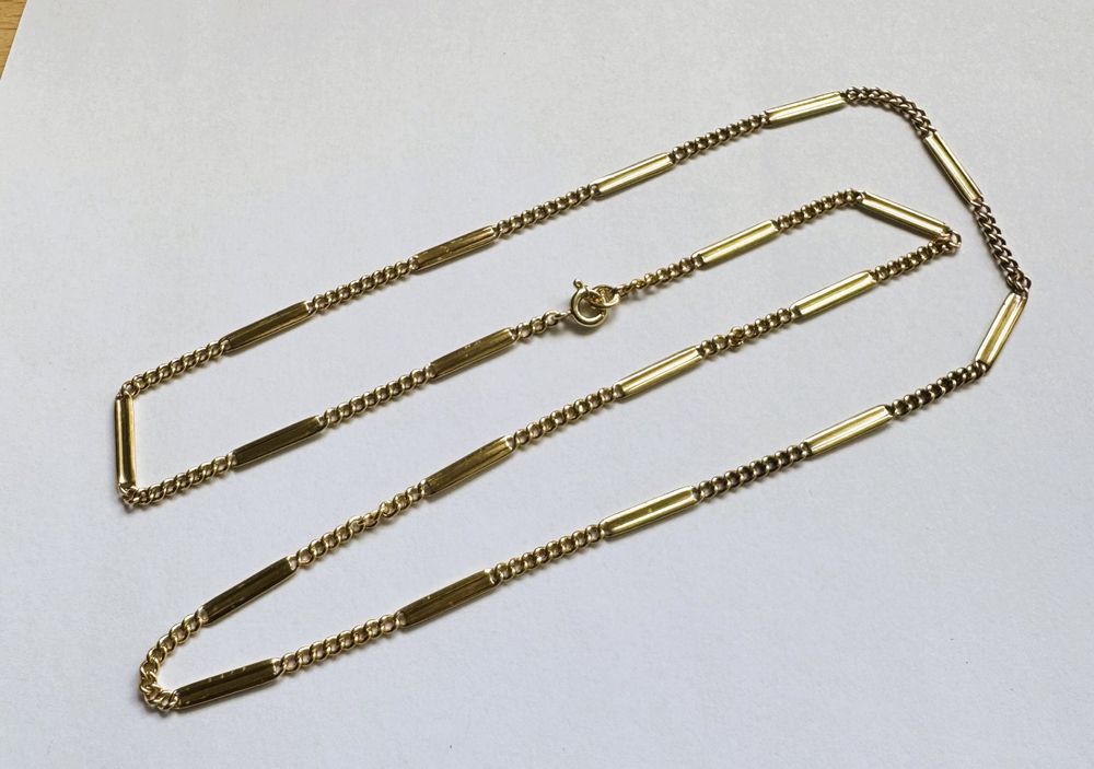 Panzerkette 18Karat Gelbgold "Fantasie" 2