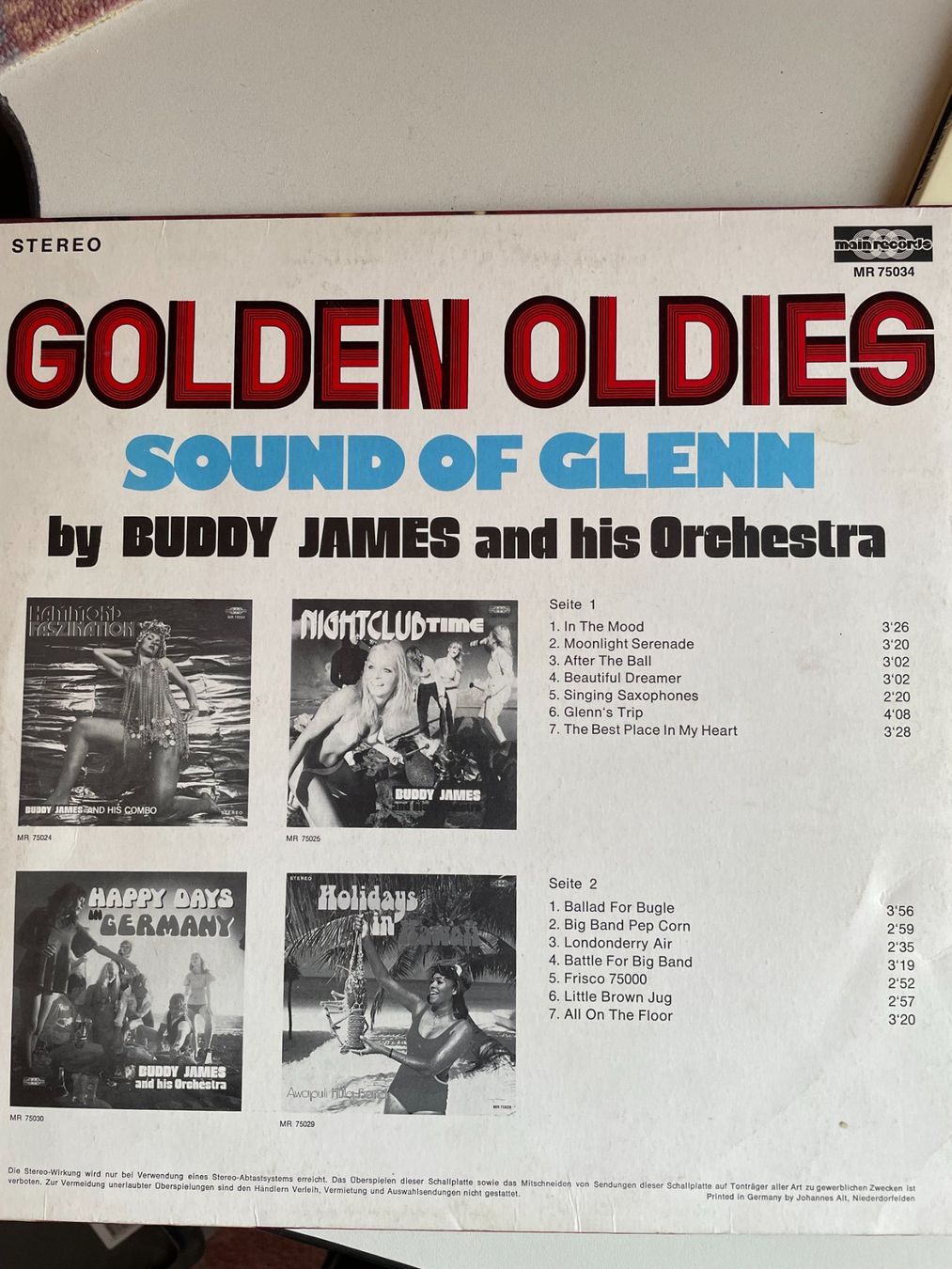Dischi in vinile: 8 LP Big-Band / Unterhaltung – Usato da Appenzell Steinegg venduto da Wurzlers 4