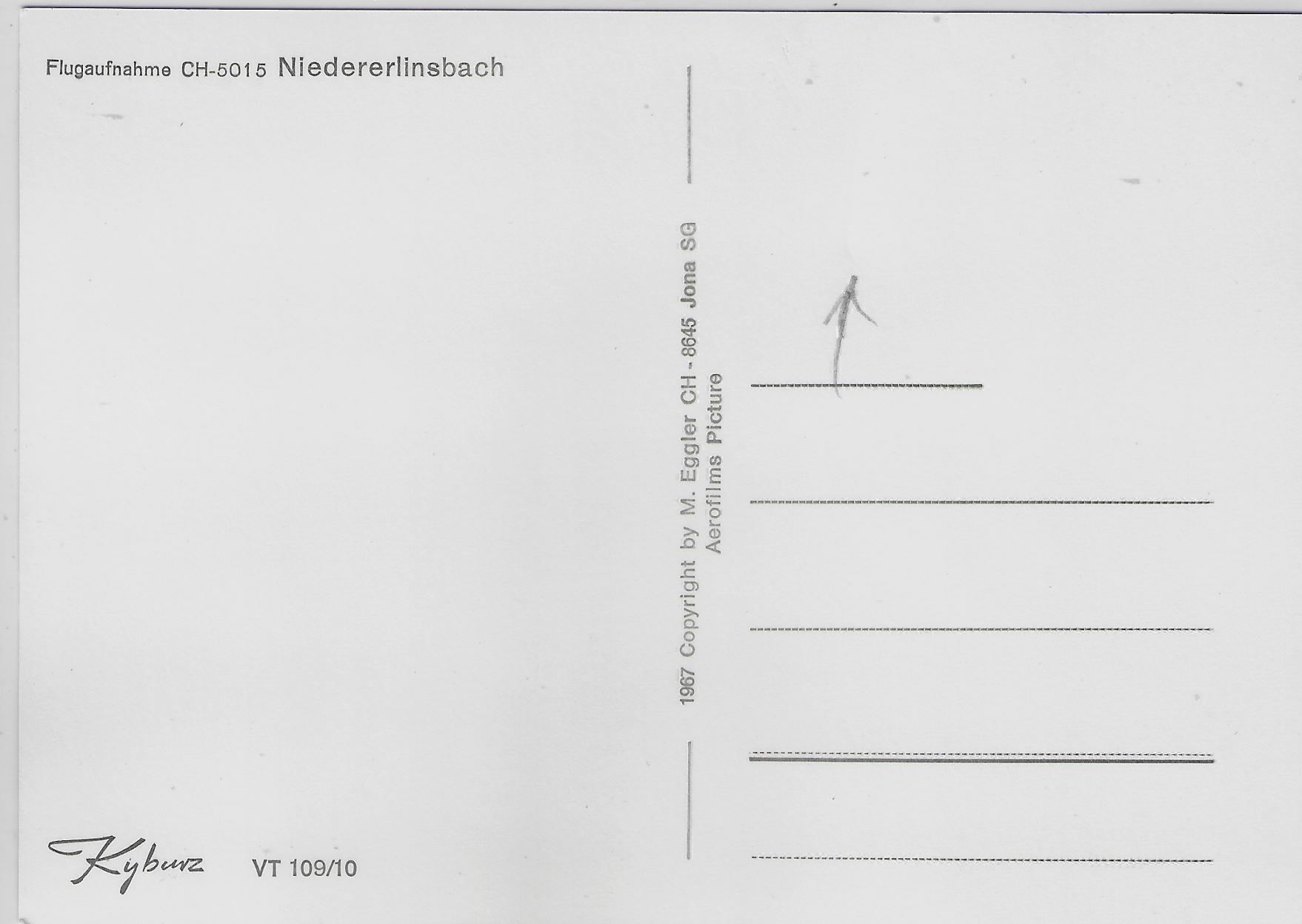 Cartoline postali: Flugaufnahme Niedererlinsbach SO – Antico da Ettingen venduto da Kartenplanet 1
