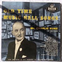 LP VINYL:  Charlie Kunz – Music Hall Songs, um 1960