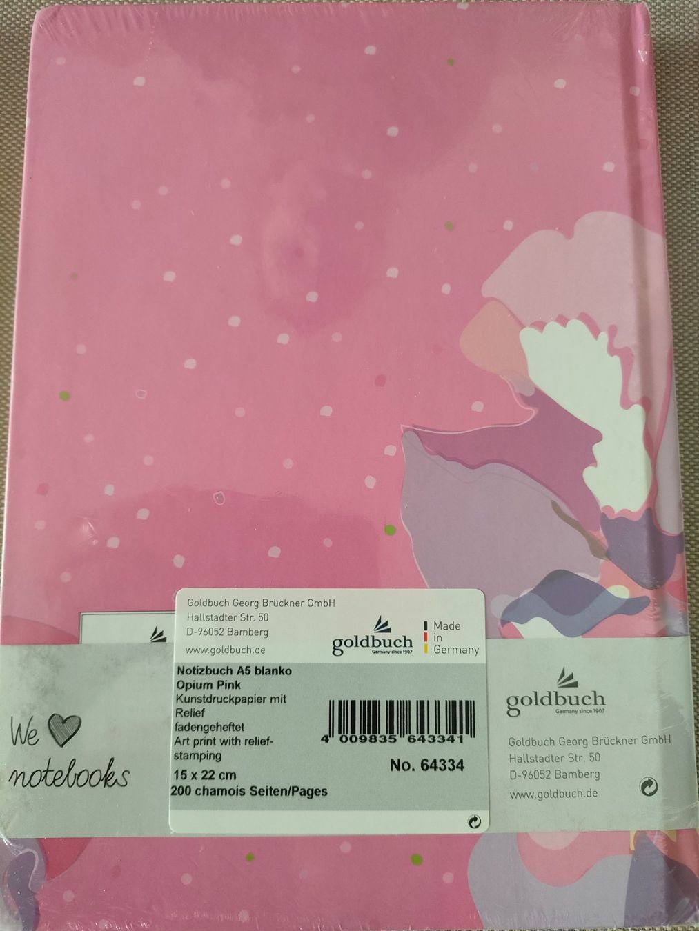 Schreibblöcke: 6 Notizbücher Goldbuch- Aktion! – Neu und originalverpackt aus Bern von Lidia.5 4