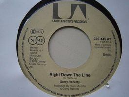 Vinyl-Single Gerry Rafferty - Right Down The Line