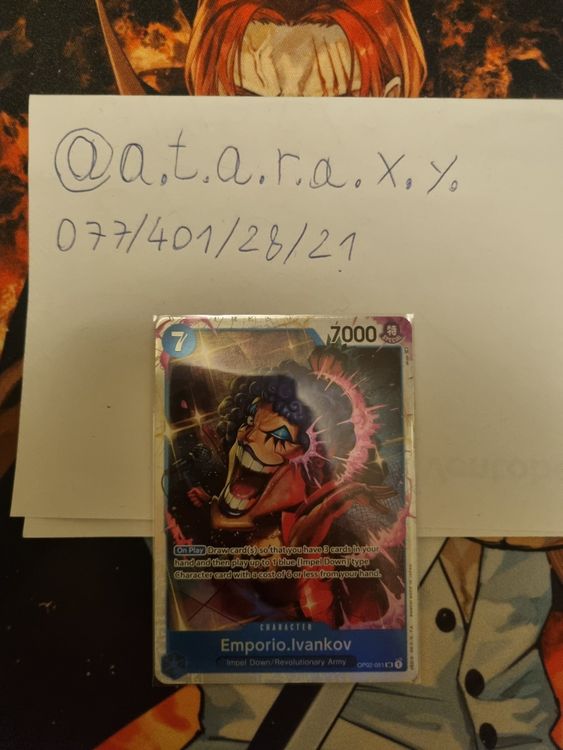 One Piece Card Game Emporio.Ivankov (OP02051) Kaufen auf Ricardo