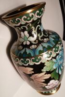 WUNDERSCHÖNE CLOISONNÉ -VASE,1.)--12 x 7 CM,-KEINE DEFEKTE !