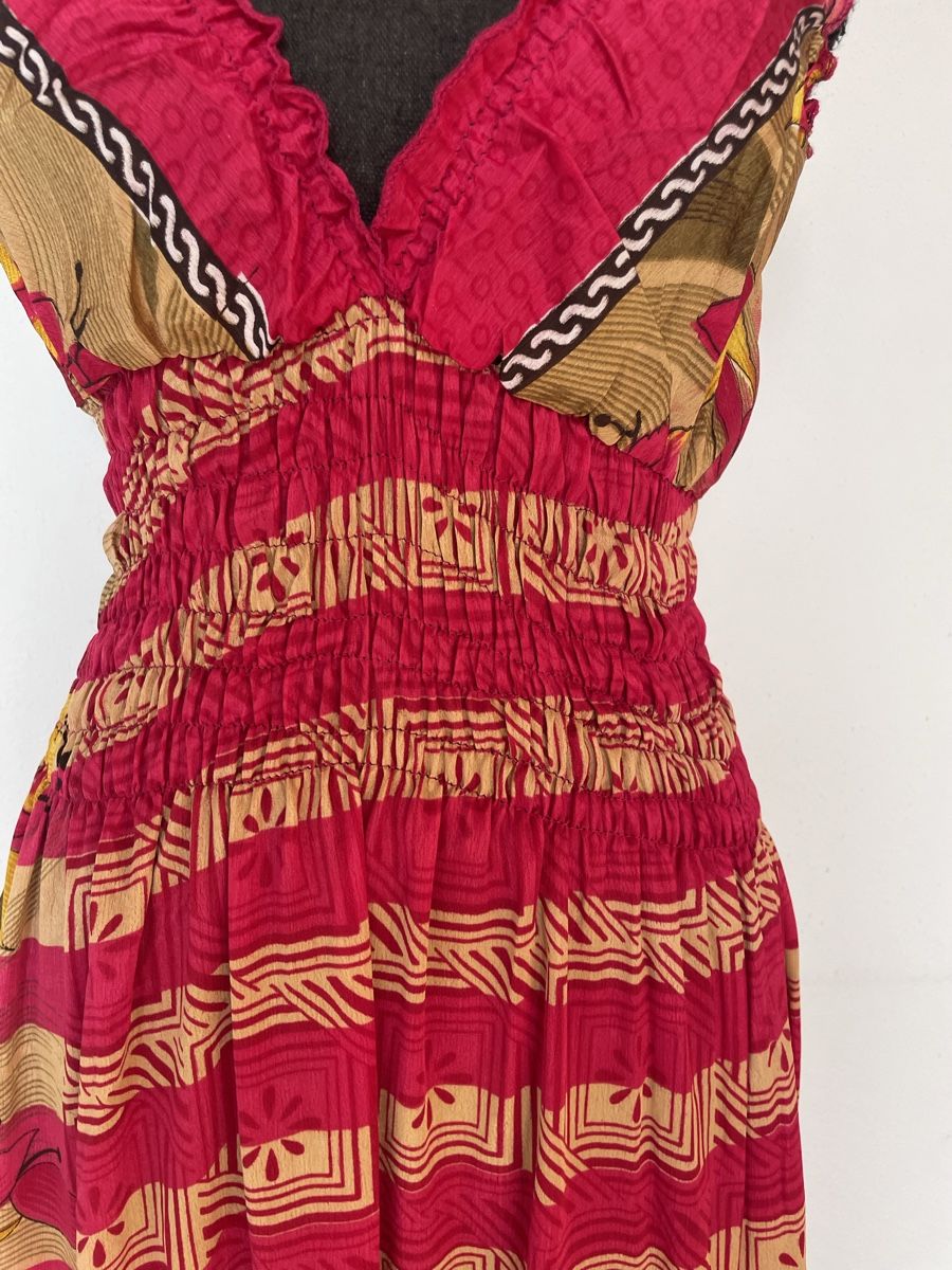 Vestiti: Extralanges Maxistufenkleid aus Seide – Nuovo (secondo la descrizione) da Sigriswil venduto da ck56 3