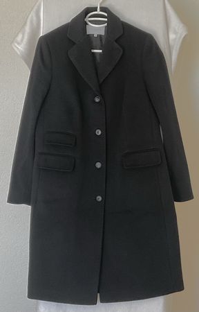 Eric Bompard manteau noir 100% cachemire