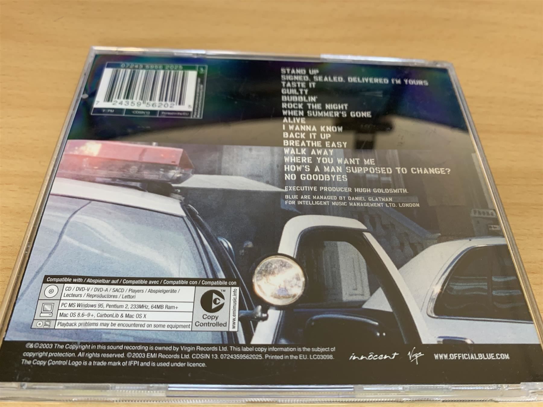 CD: Blue – Guilty – Usato da Rikon im Tösstal venduto da Alpenmutz 1