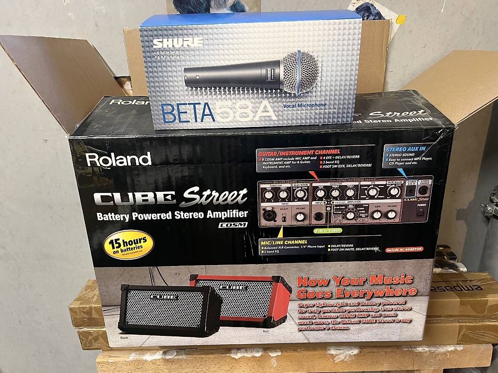 Roland Verstärker: Roland Cube Street Verstärker Set – Gebraucht aus Gelterkinden von charrasse 4