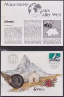 1990: Numisbrief (Münzbrief) MATTERHORN mit Nr.433