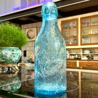 VINTAGE MILCHFLASCHE ITALIEN, TOP, 1L