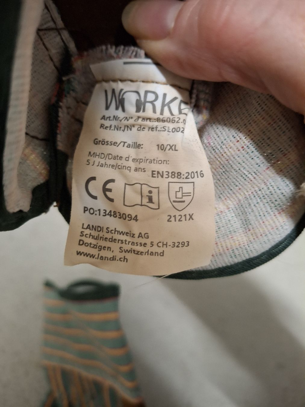 Guanti & manicotti: Praktische Arbeitshandschuhe Grösse 10/XL, – Usato da Dinhard venduto da lor_p8fn 1