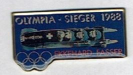 Olympiasieger im Bob 1988 Ekkehard Fasser
