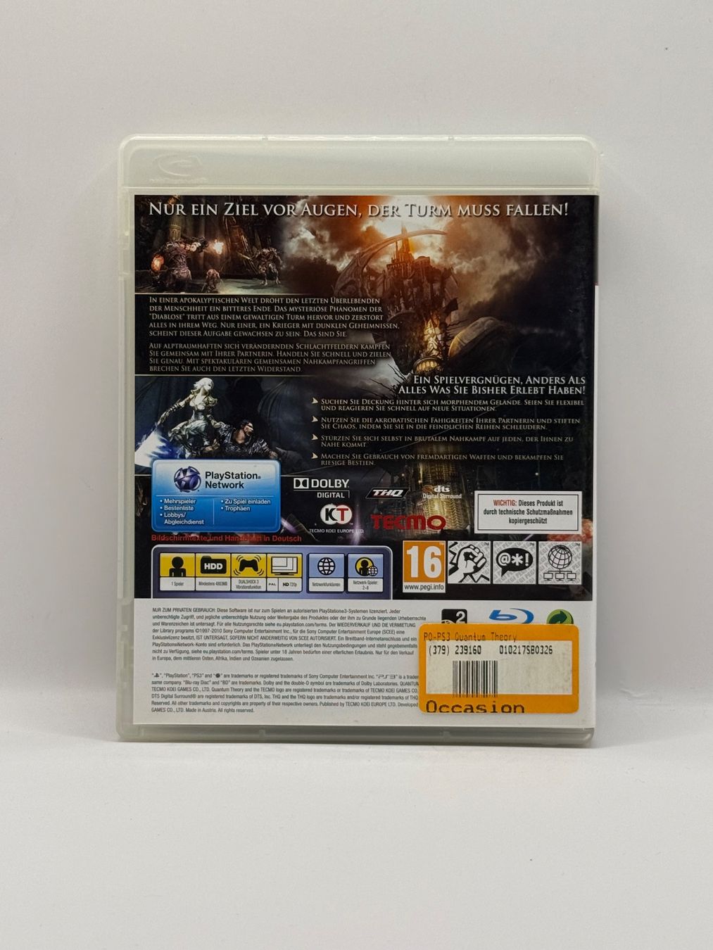 Giochi: Quantum Theory - Playstation 3 - CIB – Usato da Dietikon venduto da gab_qz7y 1