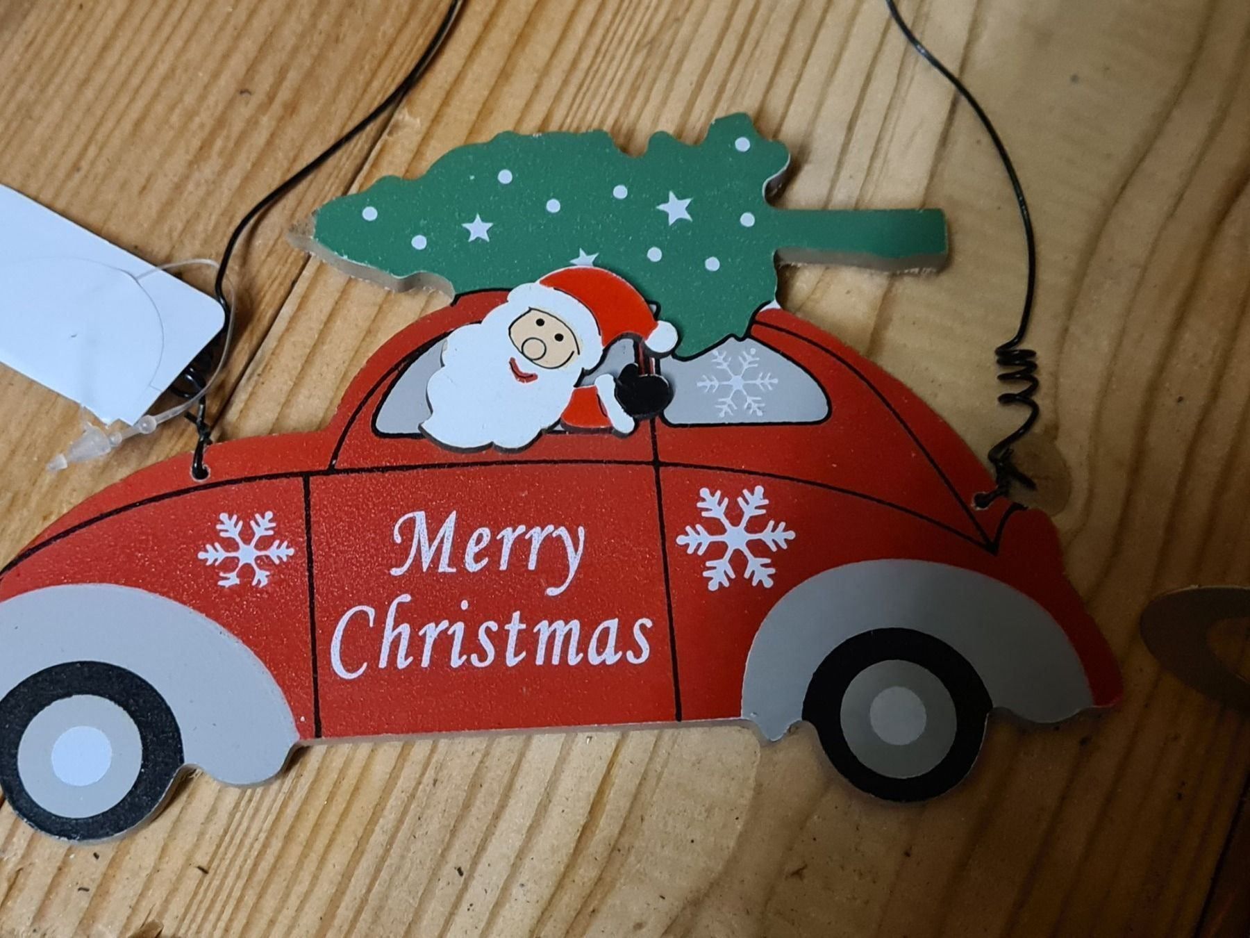 Tutte le decorazioni: Weihnachts Türhänger Holz/Draht – Nuovo (secondo la descrizione) da Amriswil venduto da kleindeko 2