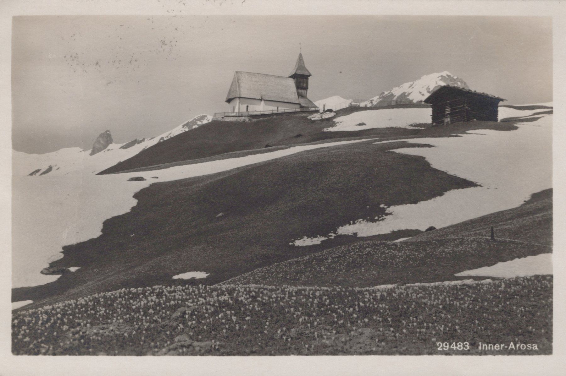 Cartoline postali: 0112 - Postkarte / Ansichtskarte - Inner-Arosa – Usato da Reinach BL venduto da Boston-Verkauf