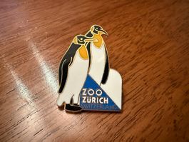 Anstecknadel Zoo Zürich Pinguin Motiv gebraucht guter Zus...