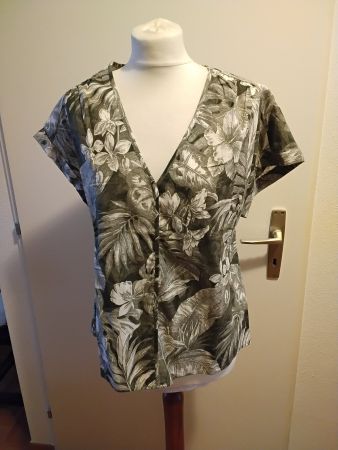 Chemisier d'été H&M à motifs tropicaux - Taille S