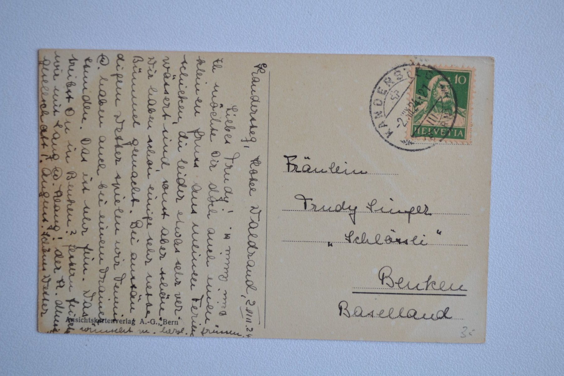 Cartoline postali: AK Kandersteg mit Doldenhörner BE – Usato da Beinwil am See venduto da kajak55 1