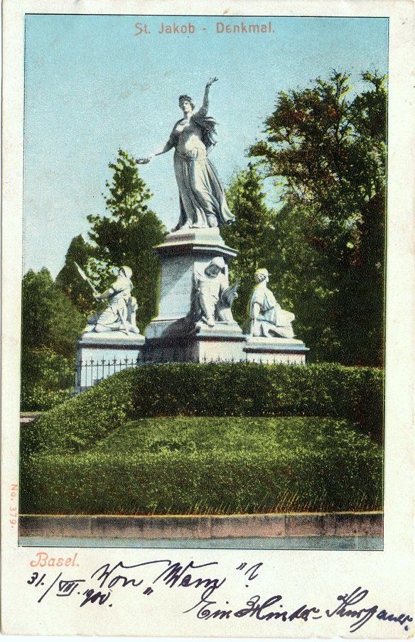 Cartes postales: BASEL St. Jakob - Denkmal – D'occasion à Jona par philajona