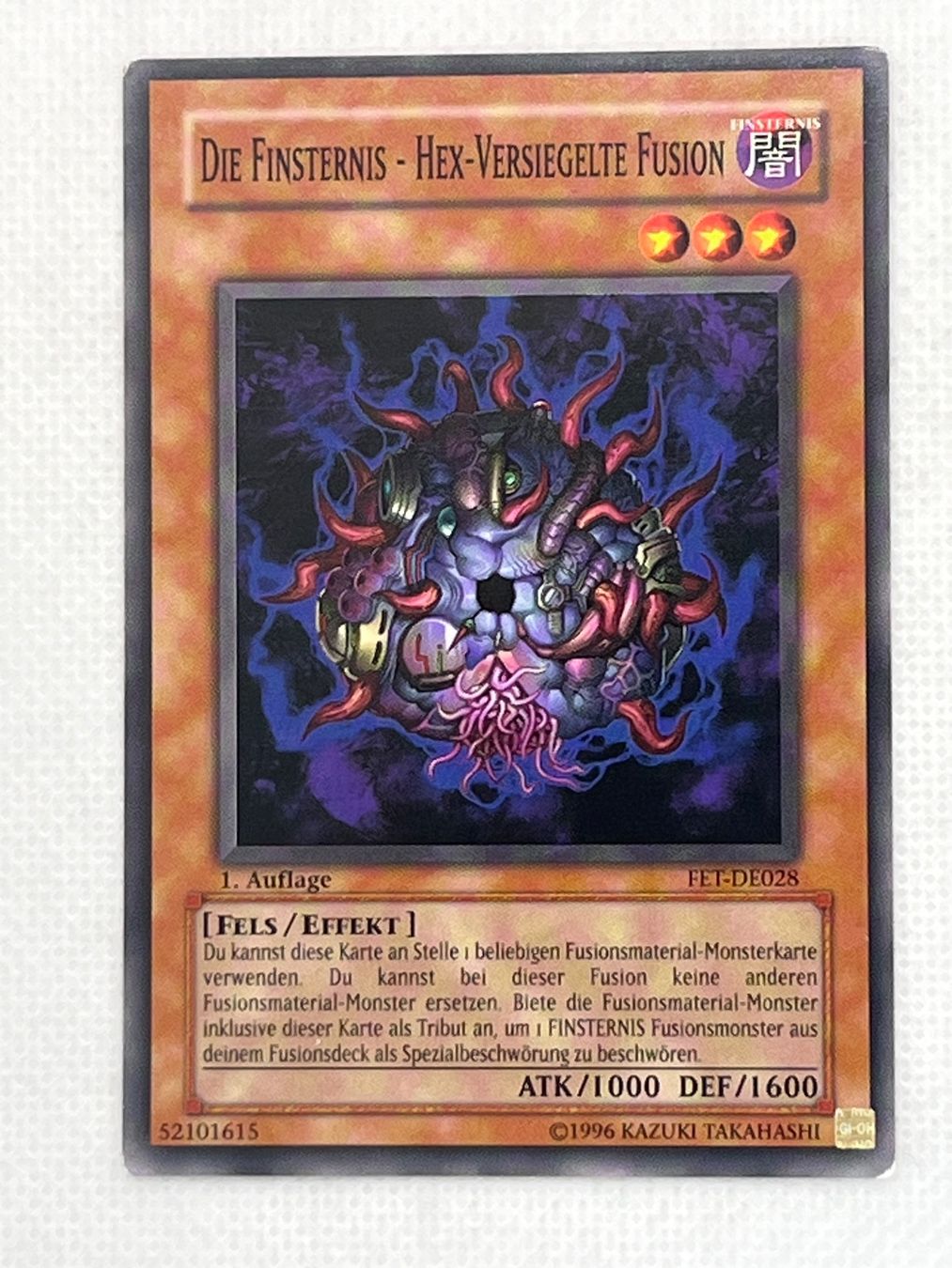 Yu-Gi-Oh! Carta The Dark - Hex-Sealed Fusion (LCYW-EN263) – 1st Edition Common – Legendary Collection 3