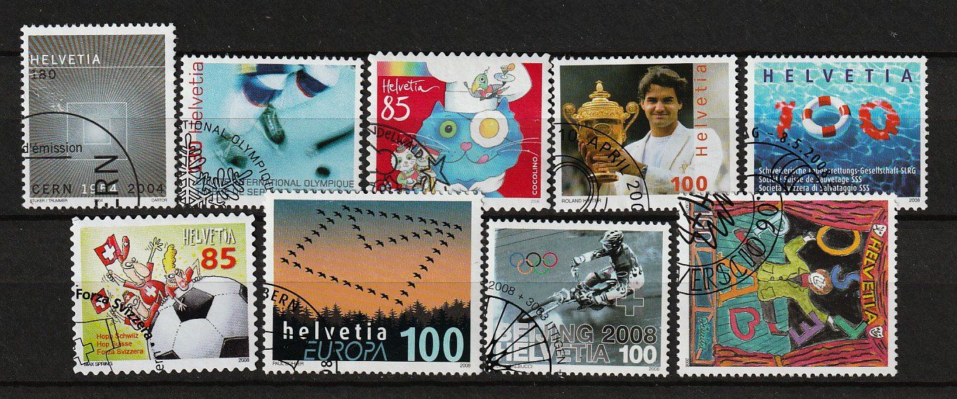 Tutti i francobolli: 2004 - 2008 Einzelwerte ETS – Usato da Arlesheim venduto da gaugi43