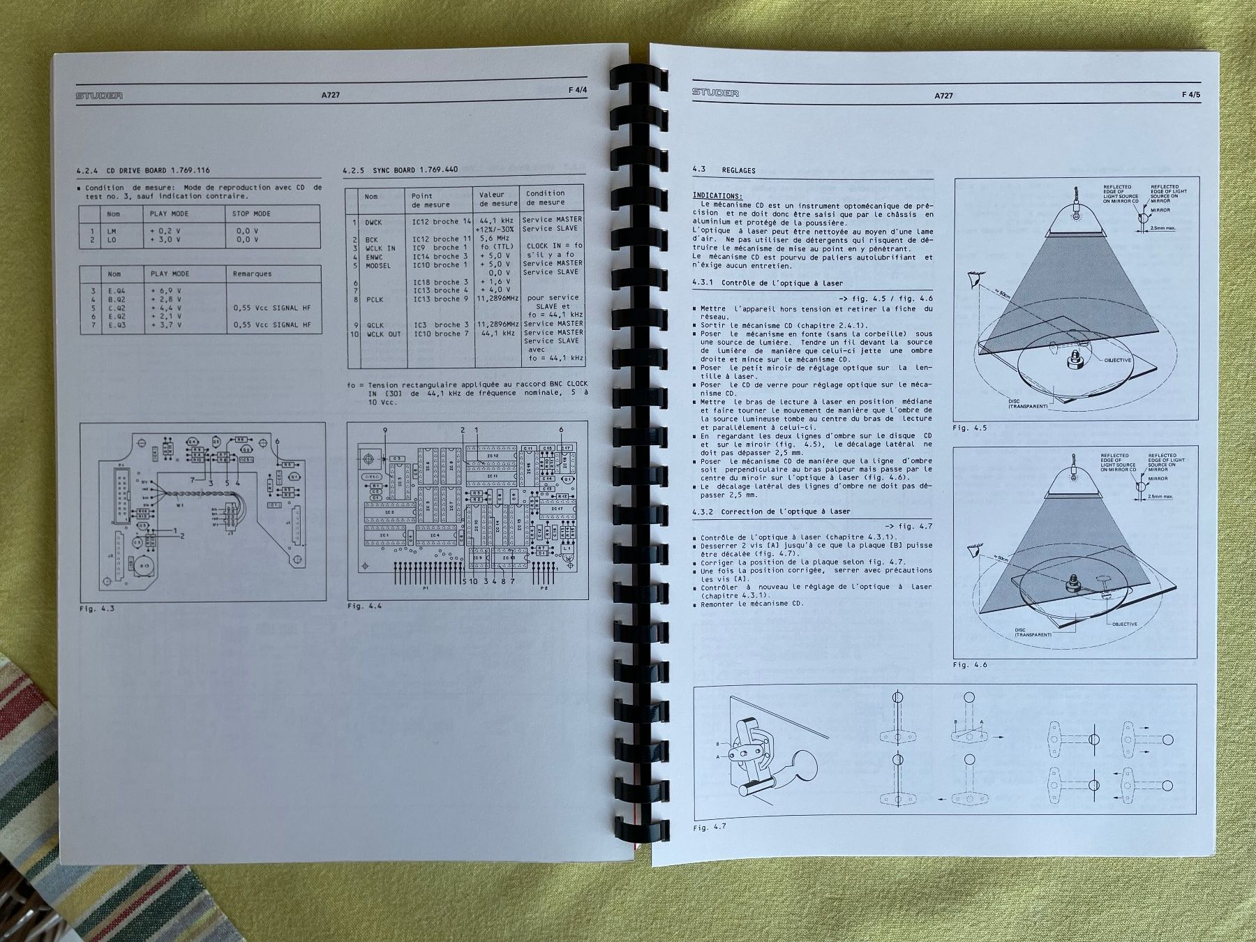 Bücher: Studer A727   Service-Manual – Gebraucht aus Arbon von atorum 1