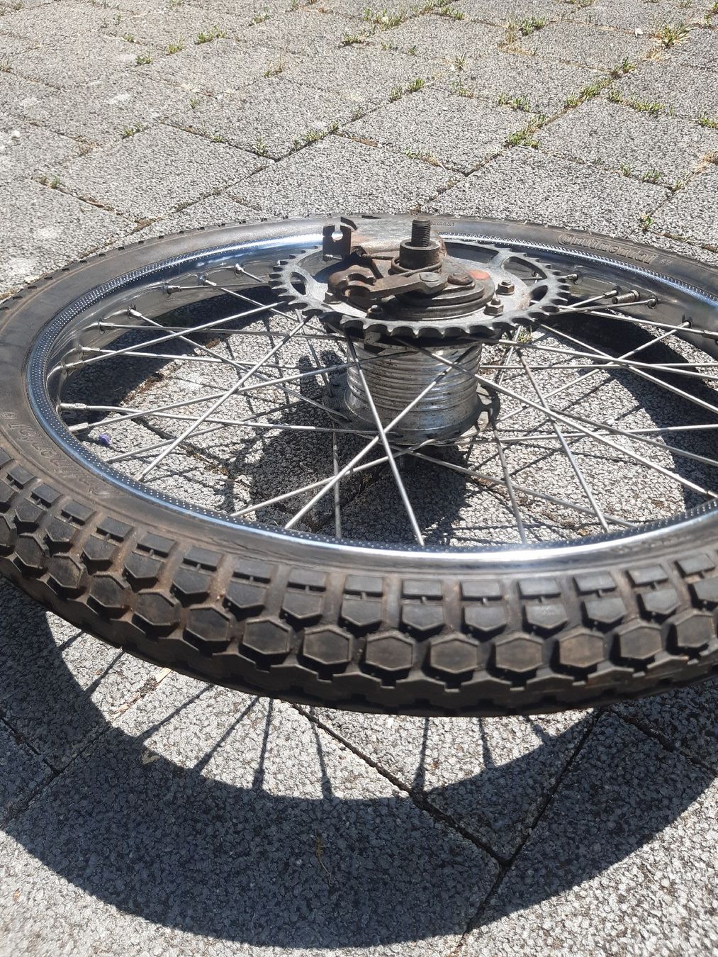 Puch Ciclomotori: Speichenrad 17" Puch Maxi – Usato da Zell LU venduto da Prijos 1