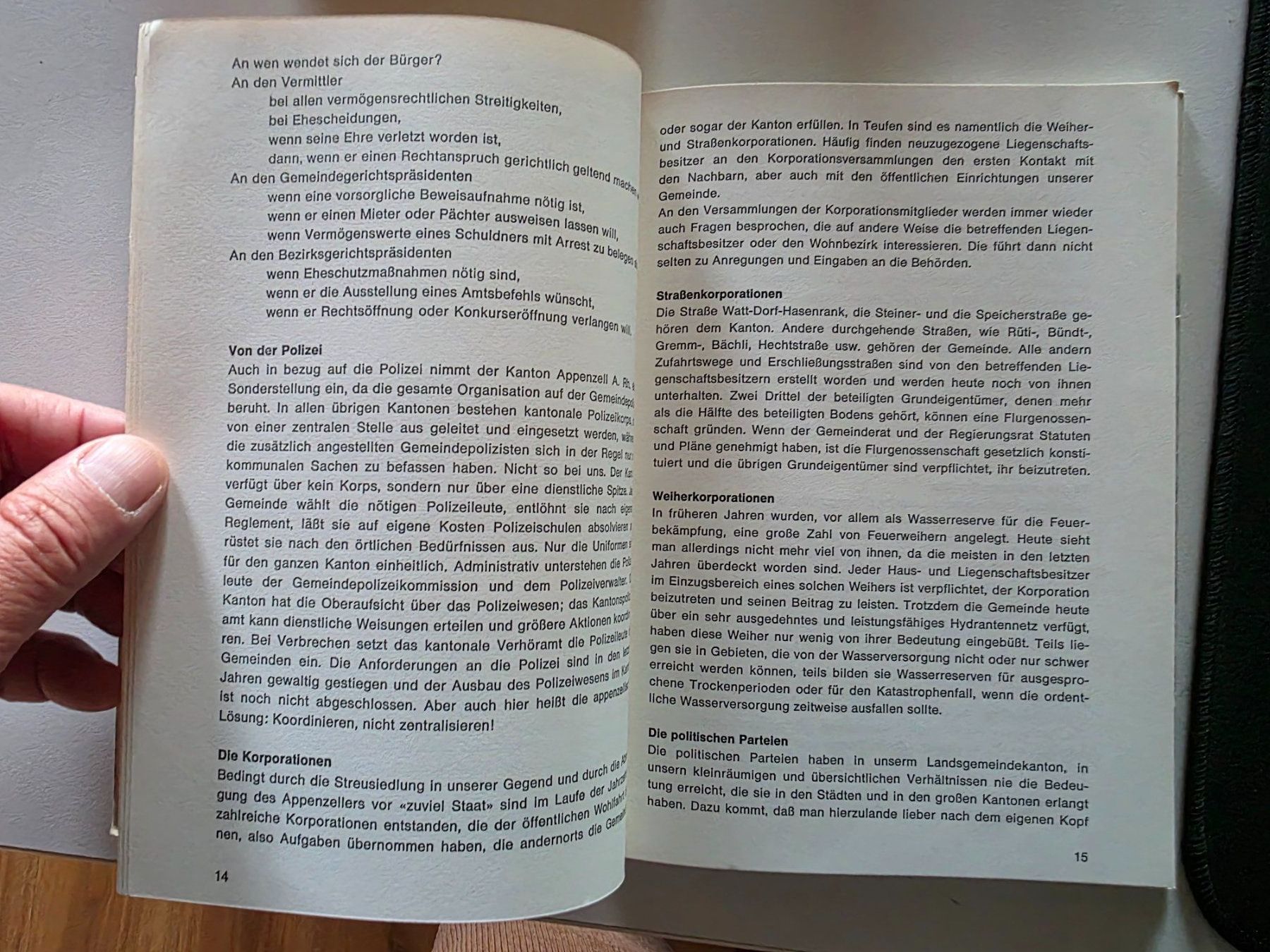 Bücher: Die Gemeinde Teufen AR - 1964 – Gebraucht aus Walterswil BE von Lonitti 4