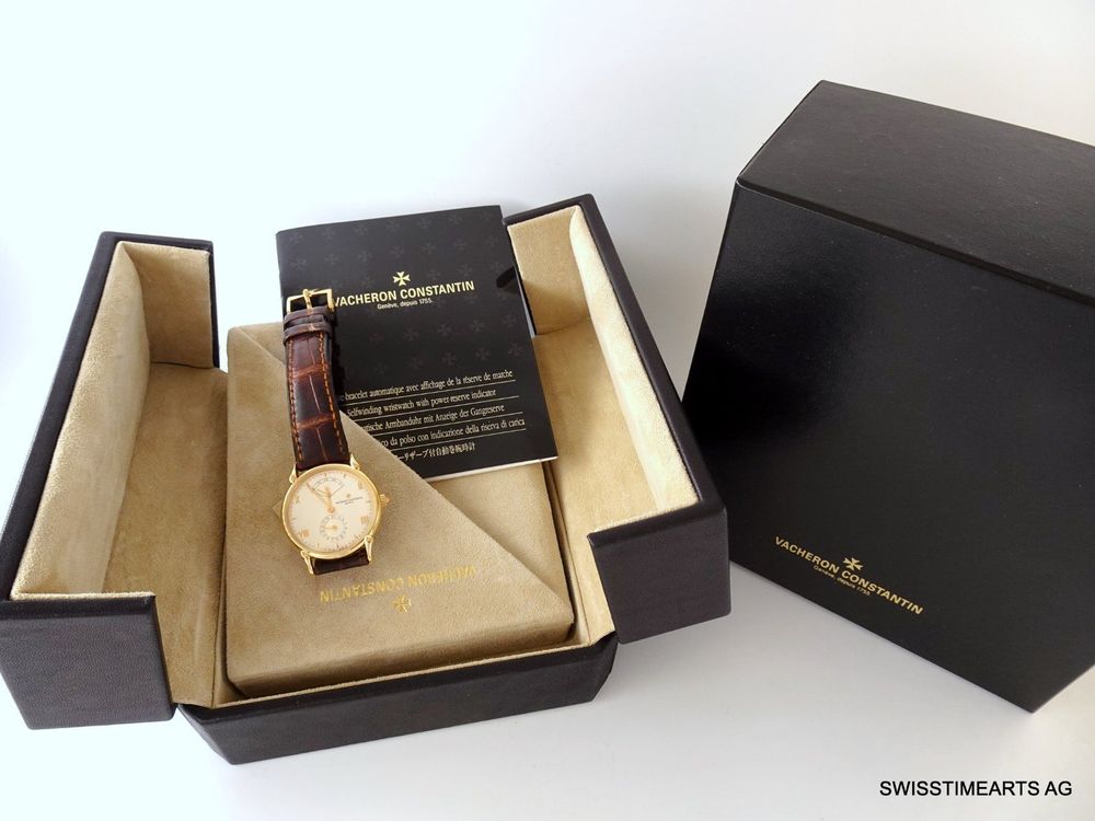 VACHERON CONSTANTIN 18K POWER RESERVE REF. 48100 2 AUTOMATIK