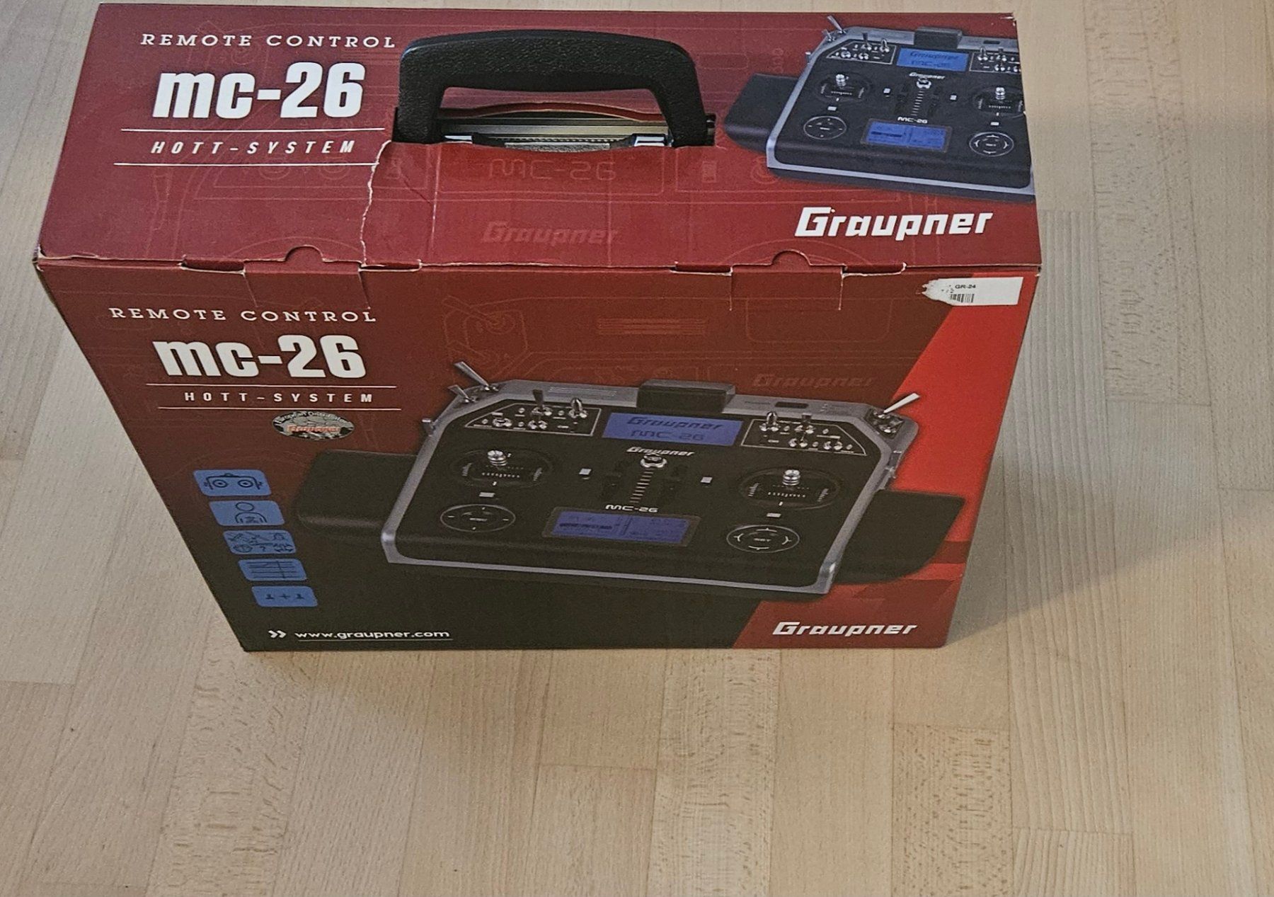 Graupner Telecomando: Graupner MC26 HoTT Pultsender  mit Koffer – Usato da Hinwil venduto da Kangra