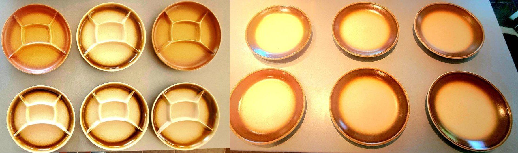 Piatti: Fondue-/Servierteller - schweres Steingut  (12 Stück) – Usato da Egnach venduto da ASTROFRITZ