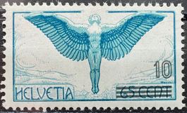 1938 Aarau Block Ausschnitt sauber ** SBK 30.- günstig