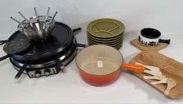 Le Creuset 24 Raclette Fondue Küchen Set