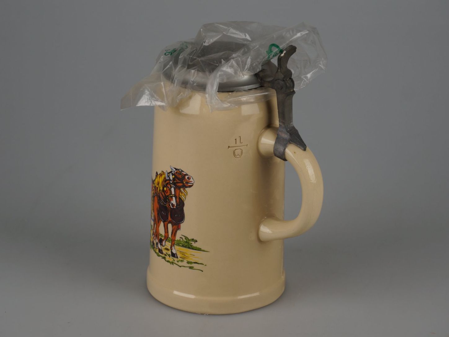 Feldschlösschen Bicchieri: Feldschlösschen 1l Bierkrug – Nuovo (secondo la descrizione) da Rüti ZH venduto da Restwert_Rueti_ZH 1