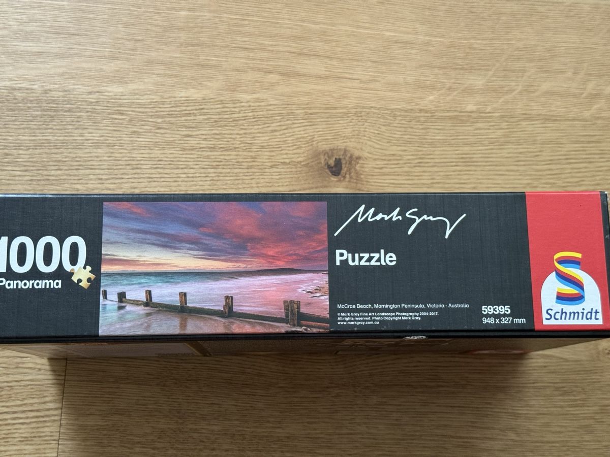 Puzzles: Schmidt Puzzle Panorama 1000 Teile Mark Gray – Gebraucht aus Chur von nica_jo 1