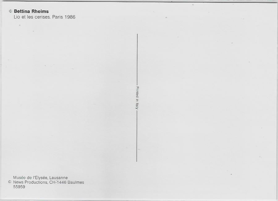Cartoline postali: Lio et les cerises, Paris 1966 - Photo: – Usato da Ettingen venduto da Kartenplanet 1