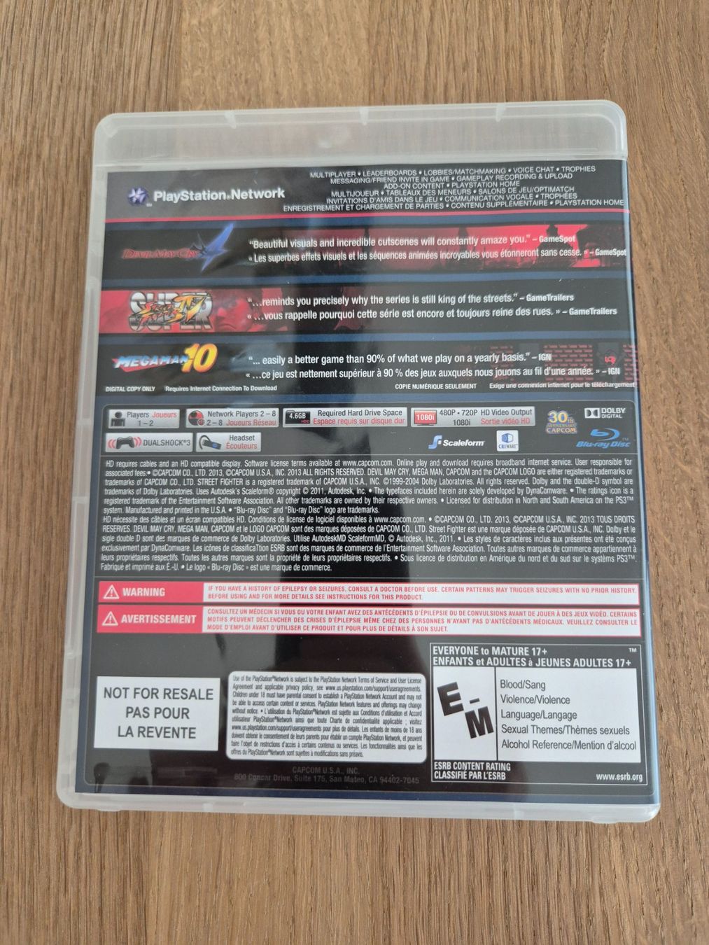 Sony Giochi: Capcom Essentials - RE 6 / DR 2 / SSF 4 / DMC 4 / MM 10 – Usato da Schneisingen venduto da jordan60078 5