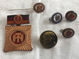 DDR Anstecker / Medaille