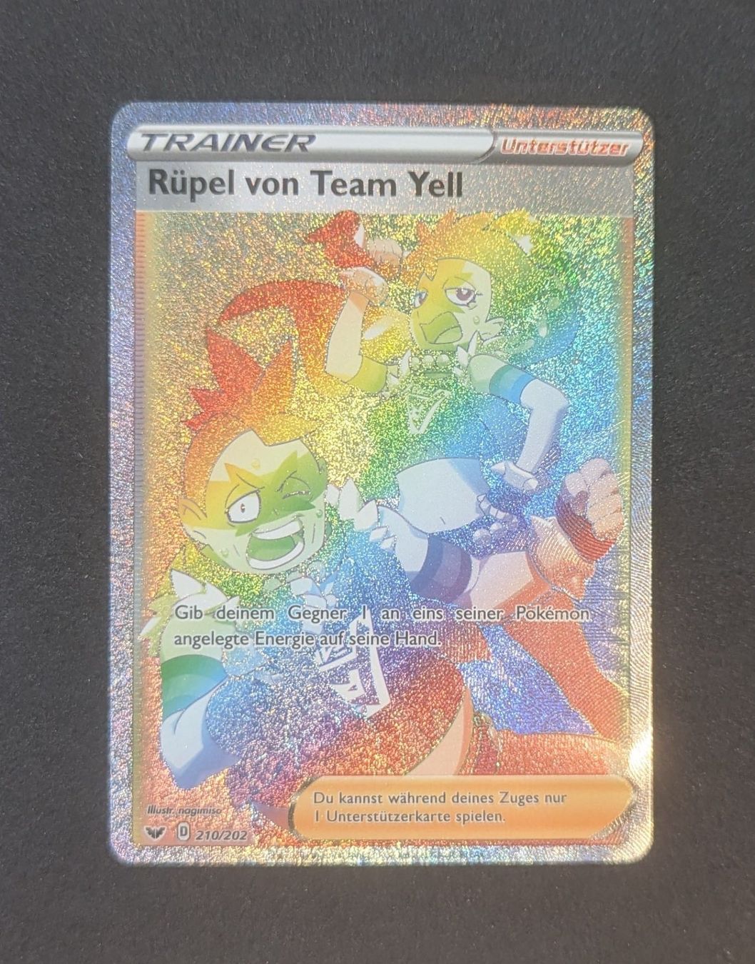 Pokémon Carte collezionabili: Team Yell Grunt 210/202 DE – Usato da Zürich venduto da printz7