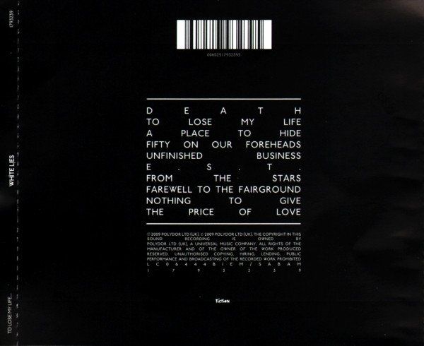 CD: CD White Lies - S/t (2009) – Usato da Möriken AG venduto da mineralia 1
