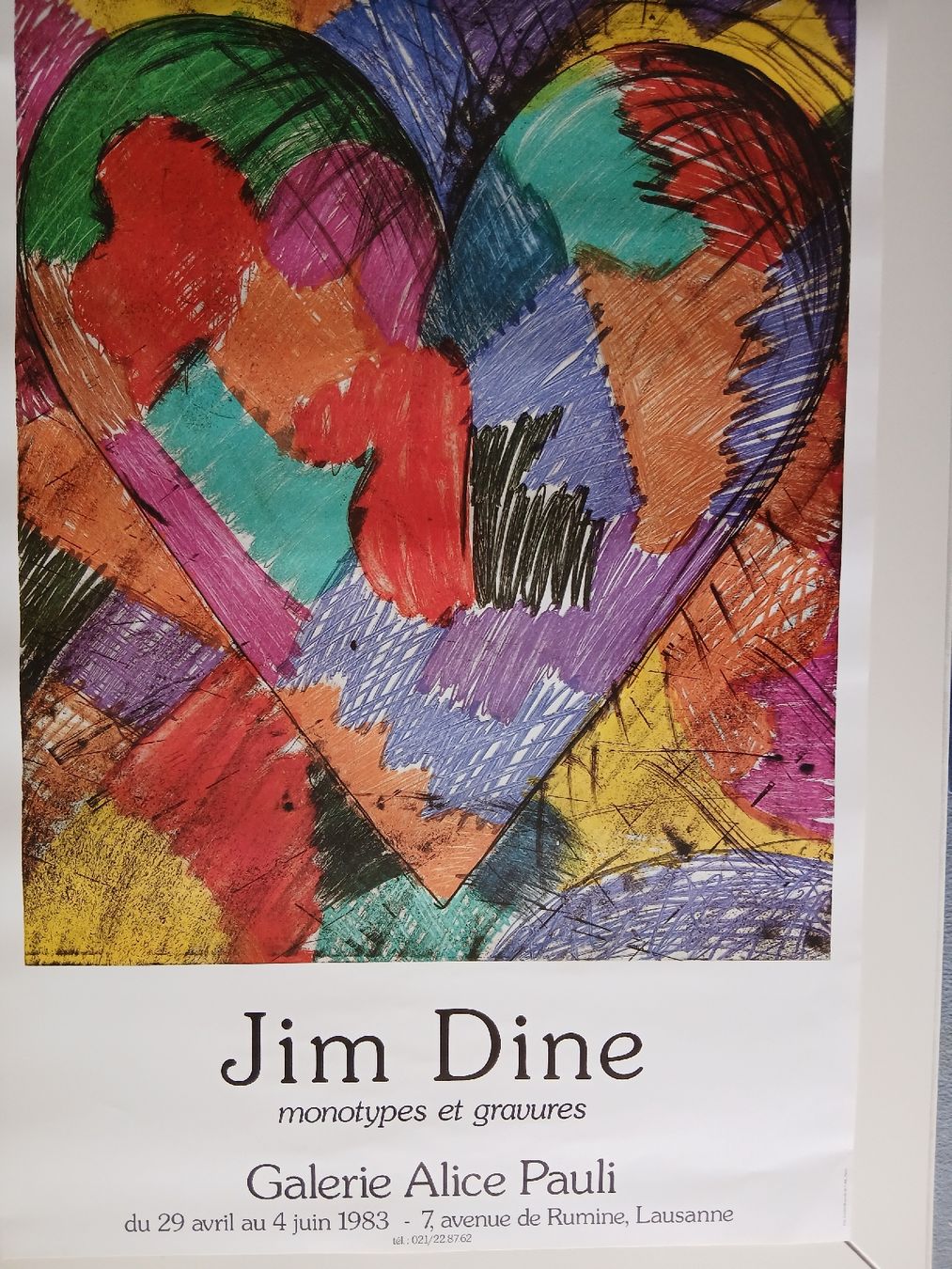 Foto & Immagini: Affiche Jim DINE – Usato da Lausanne venduto da 55michel