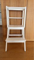 Kindertritt / Lerntritt weiss, Holz, 2 Stufen
