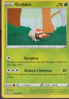 TCG POKEMON Colpo Fusione 018/ 264 GRUBBIN Italiano